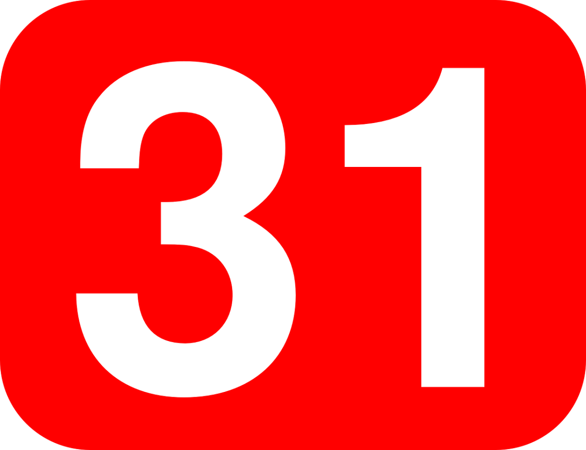 Тип 3 номер 37. Цифра 31. Цифра 31 красивая. Красные цифры на белом фоне. Цифра 31 красная.